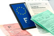 plaque d'immatriculation, assurance, carte grise ... plaque d'immatriculation, assurance, carte grise ...