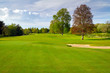 Idyllic golf course scenery