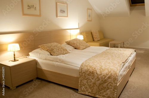 Photo: Modern design of a bedroom Modern design of a bedroom