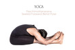 Yoga paschimottanasana pose