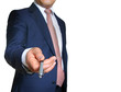 Business - Man reaching ballpoint pen