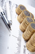 business chart, coin business chart, coin