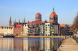 Panorama of Gdansk, Poland.