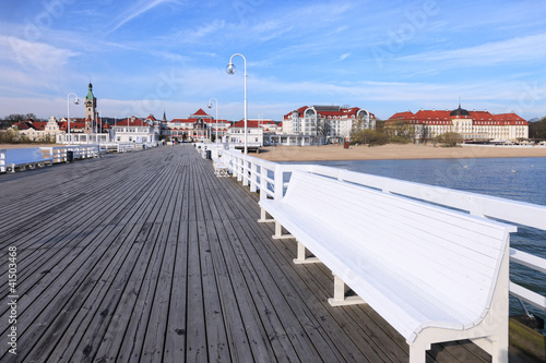 Photo: Pier in Sopot, Poland. Pier in Sopot, Poland.