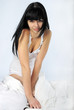 Photo: Beautiful girl brunette Beautiful girl brunette