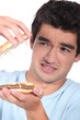 Hamburger with surprise