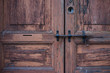 Vecchia porta in legno dettaglio color image Vecchia porta in legno dettaglio color image