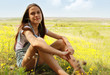Girl on the nature Girl on the nature