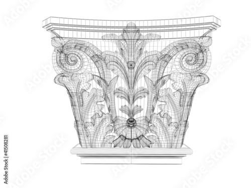 Illustration: Capitello colonne, ordini e stili Capitello colonne, ordini e stili