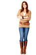 Beautiful casual woman