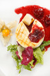 Camembert with cherry sauce Camembert with cherry sauce