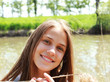 Girl on the nature Girl on the nature