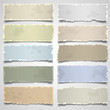 Old note paper in pastel colors