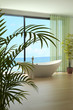Modern Luxury Bathroom Design Interior by the sea
