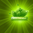 Vektor: abstract nature leaf eco friendly ecology bright colorful green abstract nature leaf eco friendly ecology bright colorful green