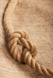 ship ropes on a sacking, a linen fabric background texture
