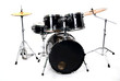 drum set on white - studio shot