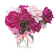 Bouquet of peonies blooms