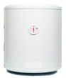 A residential electric water heater, isolated on white A residential electric water heater, isolated on white