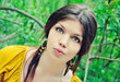 beautiful female model in nature beautiful female model in nature