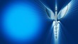 Caduceus 3D animation with copyspace