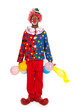 Portrait funny clown