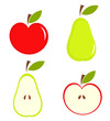 Pear and apple