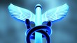Caduceus 3D animation Caduceus 3D animation