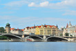 Beautiful quay in Prague Beautiful quay in Prague
