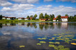 Beautiful forest lake Beautiful forest lake