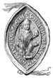 Stamp bishop Heirich von Konstanz, 1235 Stamp bishop Heirich von Konstanz, 1235