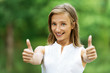 woman showing gesture that everything is OK
