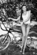 girl and bicycle