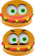 Burger cartoon character