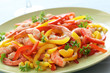 Shrimp with pepper and corn Shrimp with pepper and corn