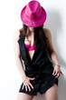 mode sexy avec chapeau
