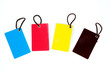 four color blank  paper tag