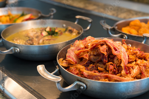 Photo: Bacon prepared for breakfast Bacon prepared for breakfast