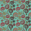 funky retro seamless pattern