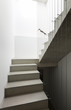 beautiful modern house in cement, interior, staircase