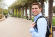 portrait of a young college student