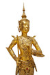 Statue of a golden kinnara in Wat Phra Kaew, Bangkok (Thailand) Statue of a golden kinnara in Wat Phra Kaew, Bangkok (Thailand)