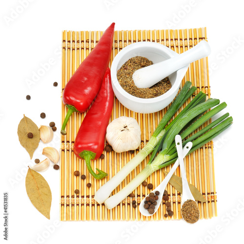 Photo: Vegetables and spices Vegetables and spices
