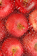 background with fresh red apples background with fresh red apples