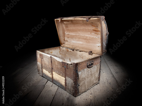 Photo: Empty treasure chest Empty treasure chest