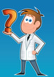 Doctor and question mark