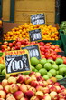 Fresh fruits and vegetables at the local market