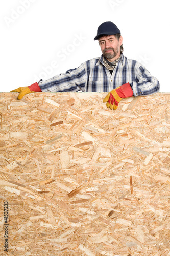Photo: carpenter and plywood carpenter and plywood