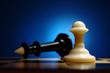 Chess on a beautiful gradient background Chess on a beautiful gradient background