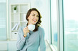 Pretty girl with cup